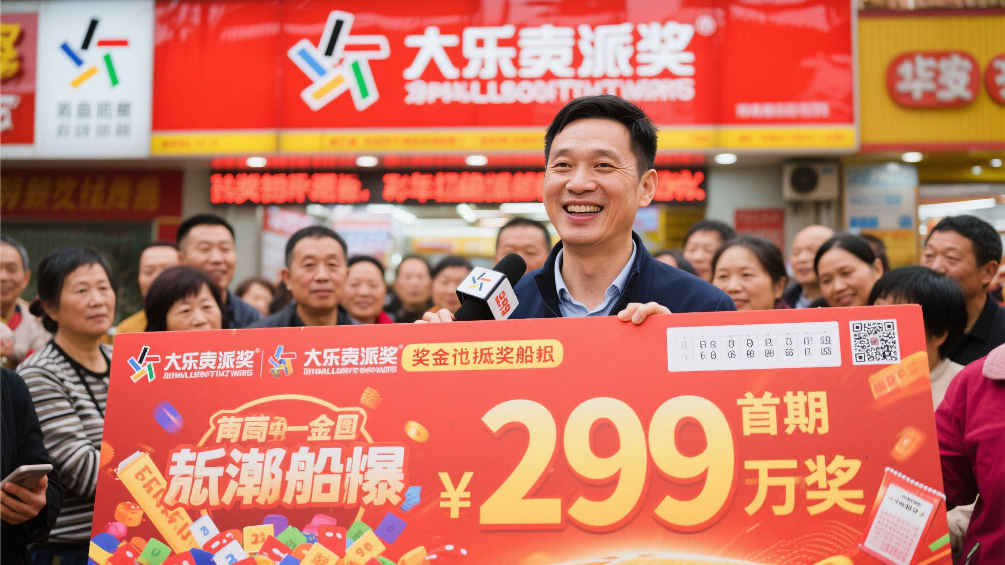大乐透首期3299万幸运儿亮相 机选成就大奖梦