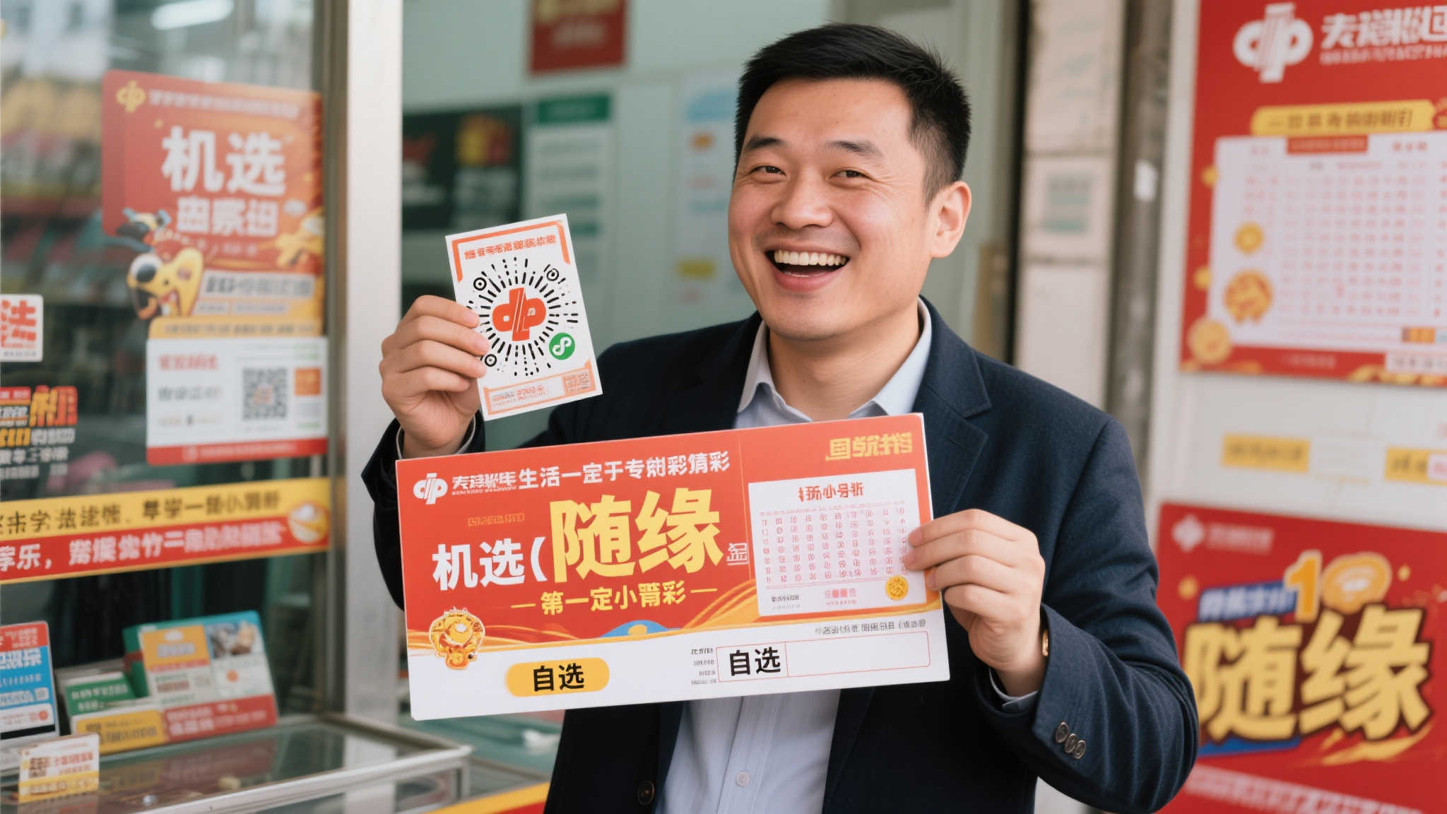 男子随手机选喜中大乐透549万：自选号码从未命中