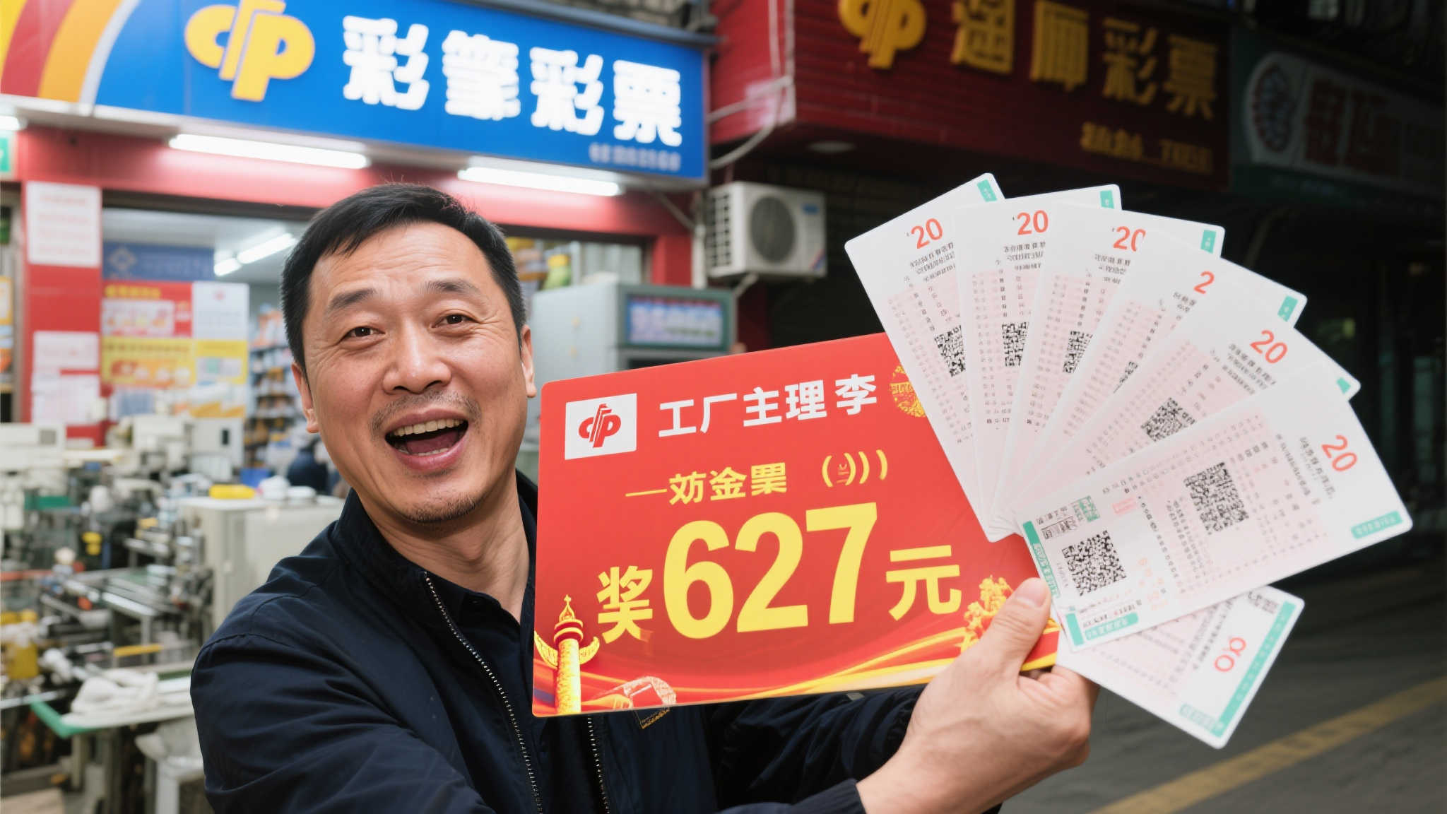 工厂主管机选10张彩票喜中627万 福彩大奖激动彻夜难眠 工厂主管机选10张彩票喜中627万 福彩大奖激动彻夜难眠