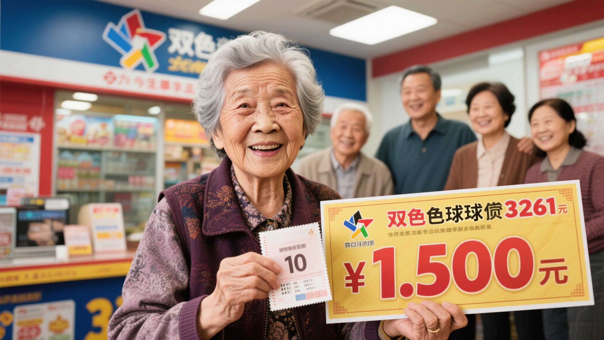 七旬老太10元喜中双色球3261万,慷慨赠予亲人1500万 七旬老太10元喜中双色球3261万,慷慨赠予亲人1500万
